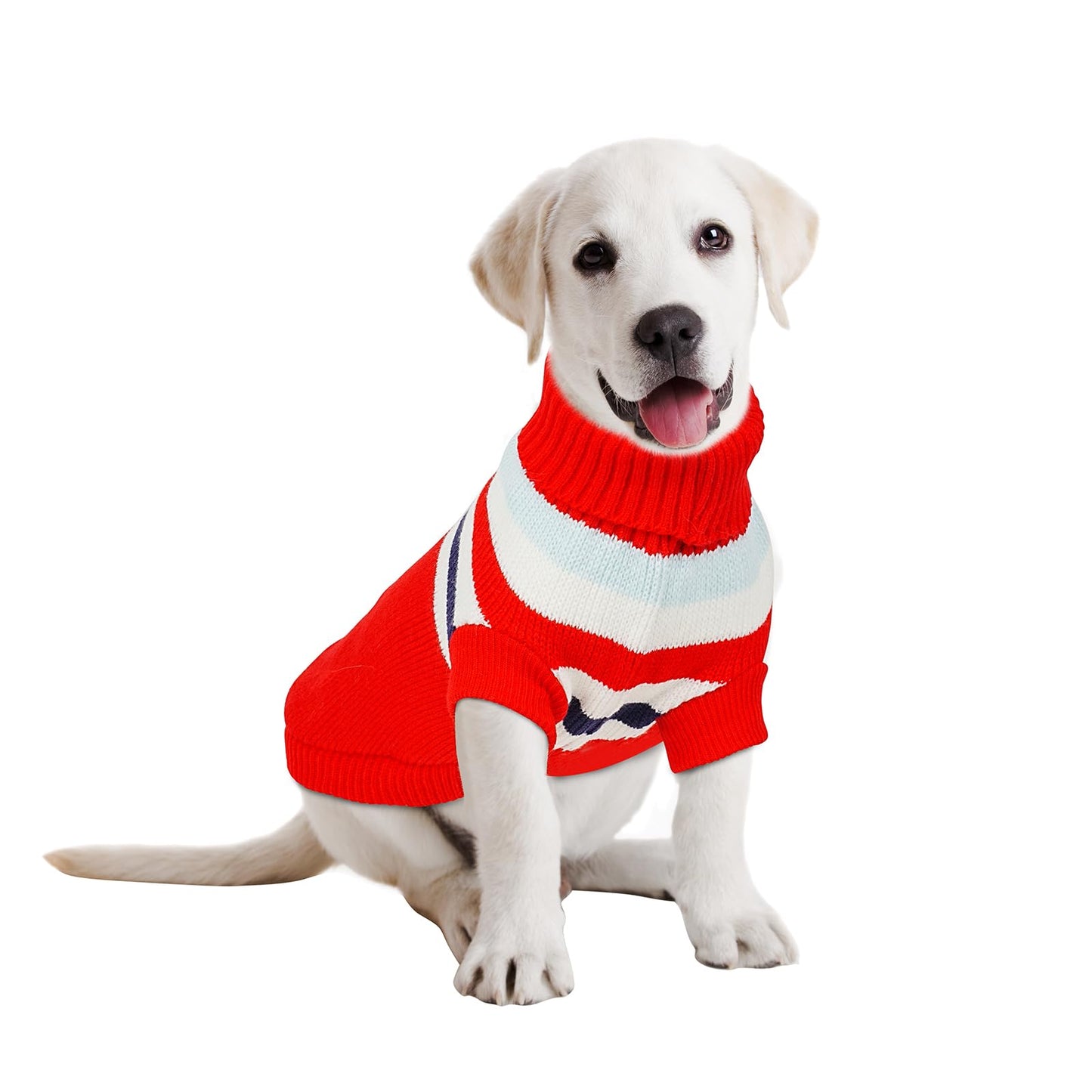 Dog Sweater Sizes XS to XXL Small Dog Sweaters Warm Soft Dog Sweater Reindeer Perfect for Fall Winter Everyday Wear Outdoor Walks (Red XL)